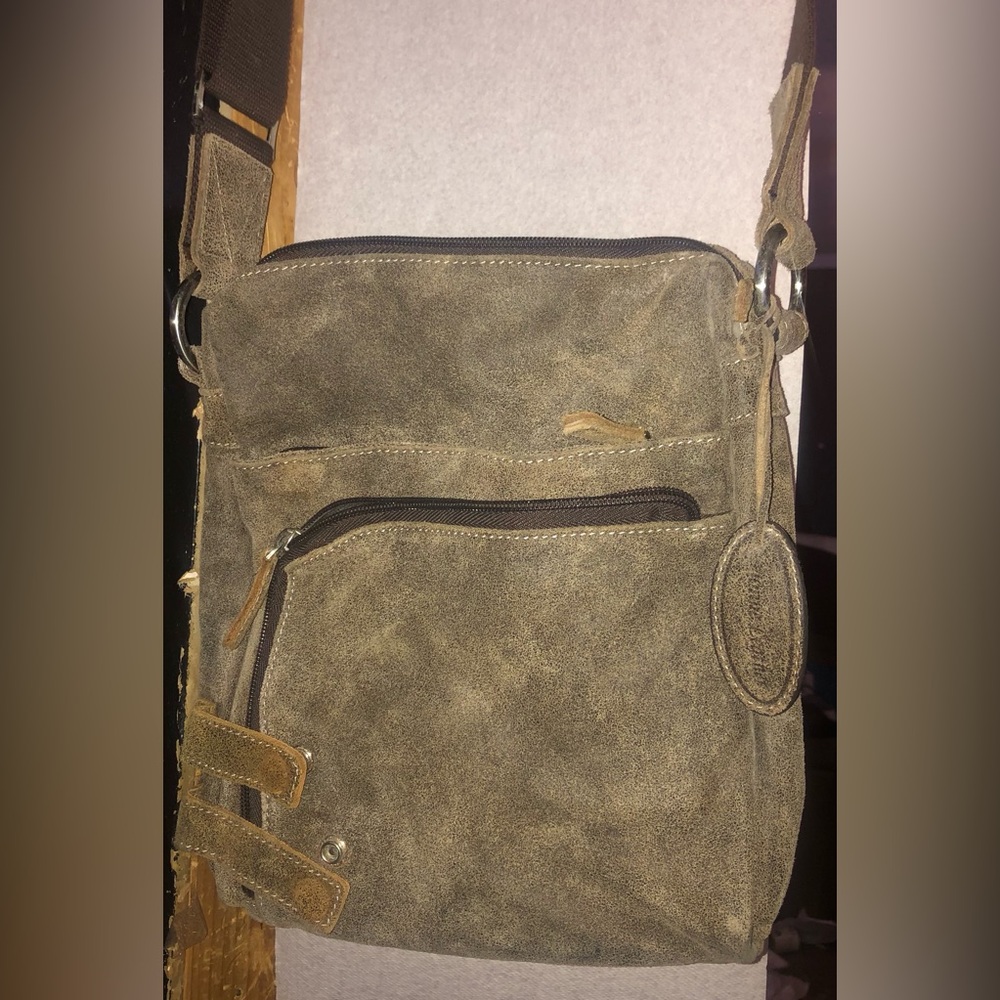 Black Rivet Crossbody Bag Purse Festival Pockets